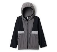 Columbia - Kid's Spire Valley Windbreaker - Windproof jacket size M, grey/black