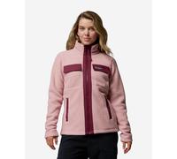 Columbia Women's Juniper Peak Full Zip Fleece, Full Zip Fleece Jacket, Eraser Pink, Rich Wine, L