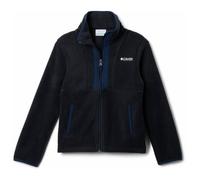 Columbia Youth Back Bowl 2 Full Zip Fleece, Full Zip Fleece Jacket, Black/Collegiate Navy, Large