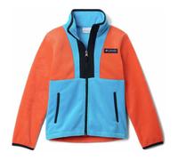 Columbia Youth Unisex Back Bowl 2 Full Zip Fleece, Full Zip Fleece Jacket, Zing, Compass Blue, Black, XL