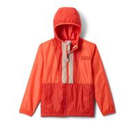 Columbia Back Bowl II Hooded Windbreaker Jacket Orange Red Kids - L