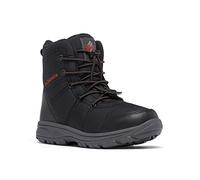 Columbia Kids' Fairbanks Omni-Heat, Black/Warp Red, 6 Big Kid