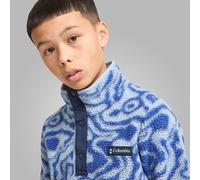 Columbia - Kid's Helvetia II Printed Half Snap Fleece - Fleece jumper size 10-12 Years, blue