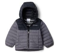 Columbia - Kid's Powder Lite II/2 Hooded Jacket - Synthetic jacket size XS, grey
