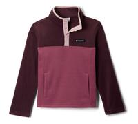 Columbia Youth Steens Mountain 2 1/4 Snap Fleece Pull-Over, Fleece Pull Over, Antique Mauve/Moonvista/Mineral Pink, Small