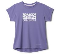 Columbia - Kid's Tech Trail Utility S/S Graphic Crew - Sport shirt size M, purple