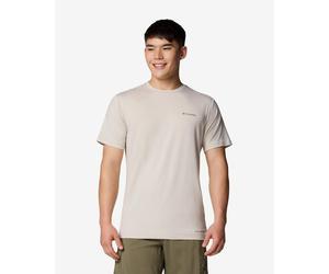Columbia Kwick Hike Back Graphic short sleeve T-shirt light beige green - S