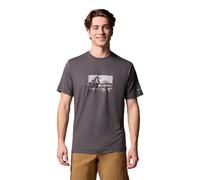 Columbia Kwick Hike Graphic Ss Tee Polyester Men's Black Short Sleeve t-Shirts S