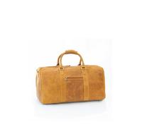 'Columbia' Leather Large Holdall PRIMEHIDE Mustard One Size