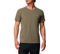 Columbia - Lightweight Stretch Hiking T-shirt - Diamond Peak Pro Short Sleeve Stone Green for Men in Nylon - Size XL Green XL