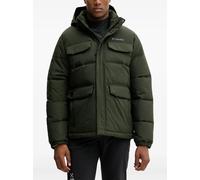 Columbia logo-print padded jacket - Green L-XL