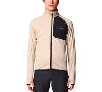 Columbia - Men's breathable zipped Fleeces - Triple Canyon Grid Fleece FZ II Dark Stone Black for Men - Size M - Beige Beige M