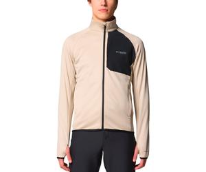 Columbia - Men's breathable zipped Fleeces - Triple Canyon Grid Fleece FZ II Dark Stone Black for Men - Size XXL - Beige Beige XXL