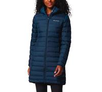 Columbia - Men's long, Water-repellent jacket in natural down - Lake 22 II Down Long Hooded Jacket Collegiate Navy for Women - Size XS Navy XS