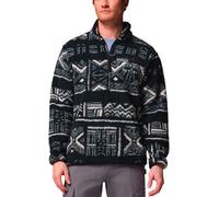 Columbia - Men's printed half-zip Fleeces - Rugged Ridge High Pile Half Zip Black Deschutes Days for Men - Size XXL - Brown Brown XXL