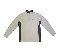 COLUMBIA Men Pine Ridge Half Zip Fleece Pullover Sweatshirt, White Smoke, L