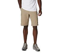 Columbia Men’s Hiking Cargo Shorts, SILVER RIDGE CARGO SHORT, Nylon, Tusk, Size: 34, AM4084