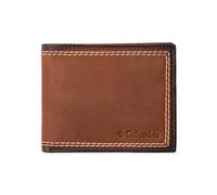 Columbia Men's Everyday Bifold Wallet-Multiple Card Slots, Id Window, Brown Contrast Stitch, One Size, Everyday Bifold Wallet - Multiple Card Slots, Id Window