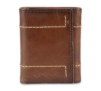 Columbia Men’s Leather Bifold Wallet - Everyday Wallet with Card Slots, ID Window & Bill Compartment, Tan, One Size, Everyday Bifold Wallet-multiple Card Slots, Id Window
