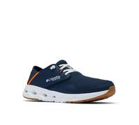 Columbia Men’s PFG Bahama X Relaxed Boat Shoe, Collegiate Navy/Spark Orange, 7.5