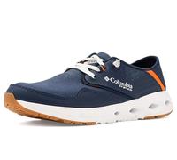 Columbia Men’s PFG Bahama X Relaxed Boat Shoe, Collegiate Navy/Spark Orange, 8