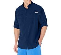 Columbia Men's Tamiami 2 Long Sleeve Shirt, Long Sleeve Shirt, Carbon, X-Large