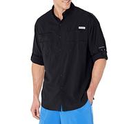 Columbia Men's Tamiami 2 Long Sleeve Shirt, Long Sleeve Shirt, Black, X-Small