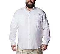 Columbia Men's Tamiami 2 Long Sleeve Shirt, Long Sleeve Shirt, White, Small