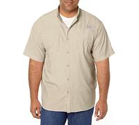Columbia Men's Tamiami 2 Short Sleeve Shirt, Short Sleeve Shirt, Fossil, Medium