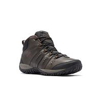 Columbia - Woodburn III Mid Omni-Heat Waterproof Leather Walking Shoe - Cordovan Red Size 8 UK - Men
