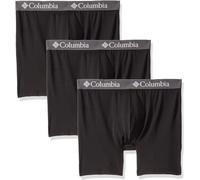 Columbia Men's 3 Pack Boxer Brief, Black, L