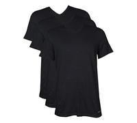 Columbia Men's 3 Pack Cotton V-Neck T-Shirt, Black, Large (Pack of 3)