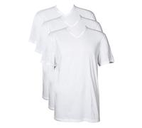 Columbia Men's 3 Pack Cotton V-Neck T-Shirt, White, 3X-Large, White, 3XL