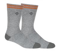 Columbia Men's Medium Weight Thermal Casual Sock, Gray2, Large (Pack of 2)