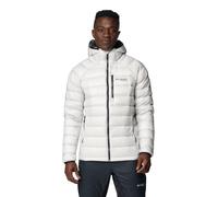 Columbia Men's Arctic Crest Down Hooded Jacket, Nimbus Grey, L