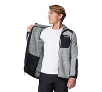 Columbia Men's Arctic Crest Sherpa Full Zip, White/Black, Large