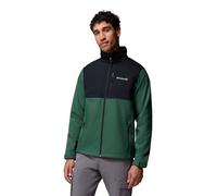 Columbia Men's Ascender Softshell Jacket, Rain Forest/Black, XL