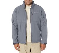 Columbia Men's Ascender Softshell Jacket Shell, Graphite, X-Large Tall
