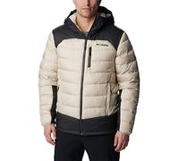 Columbia Men's Autumn Park Down Hooded Puffer Jacket, Dark Stone, Shark, L