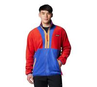 Backbowl II Full Zip Fleece Jacket in Sail Red & Clematis Blue