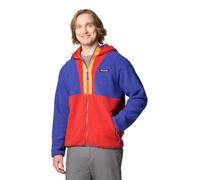 Columbia Men's Backbowl II Remastered Full Zip Hoodie, Clematis Blue/Sail Red, XL