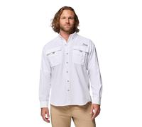 Columbia Men's Bahama II Long Sleeve Shirt, 2024 White, X-Large
