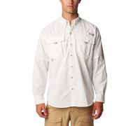 Columbia Men's Bahama II Long Sleeve Shirt, White, Large