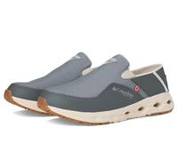 Columbia Men's Bahama X Slip-on Boat Shoe, Grill/Sunset Red, 12 Wide