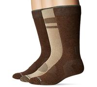 Columbia Men's Balance Point Crew Casual Sock, Brown, 9-13 UK