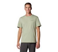 Columbia Men's Barton Springs Short Sleeve Graphic Tee, Safari/Black, M