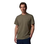 Columbia Men's Basic Tee, Short Sleeve T-Shirt, Stone Green, Medium