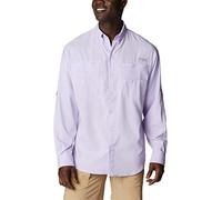 Columbia Men's Big & Tall Tamiami II Long Sleeve Shirt, Soft Violet, 5X B&T