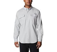 Columbia Sportswear Woven Long Sleeve Shirt Blood and Guts IV Cool Grey Large