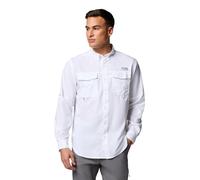 Columbia Men's Blood and Guts V Long Sleeve Shirt, White, Large
